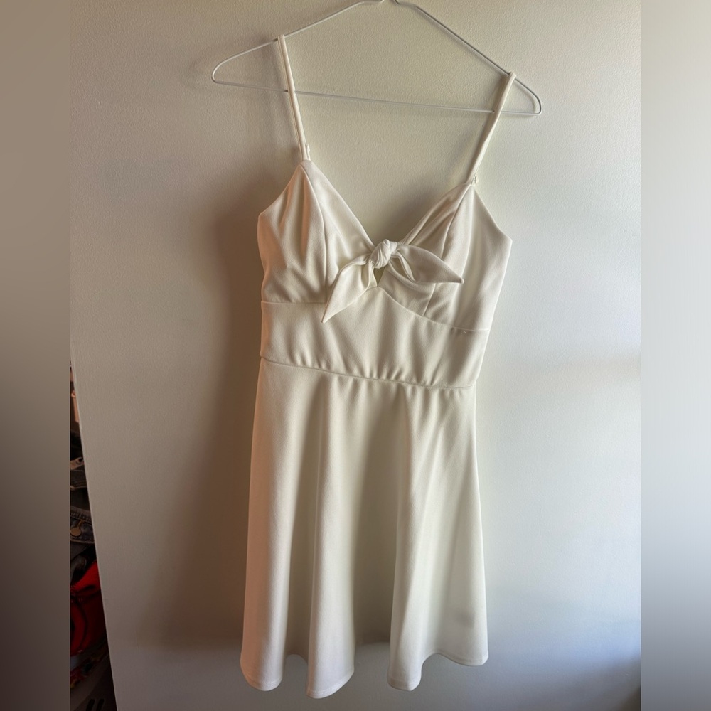 White Cutout Dress